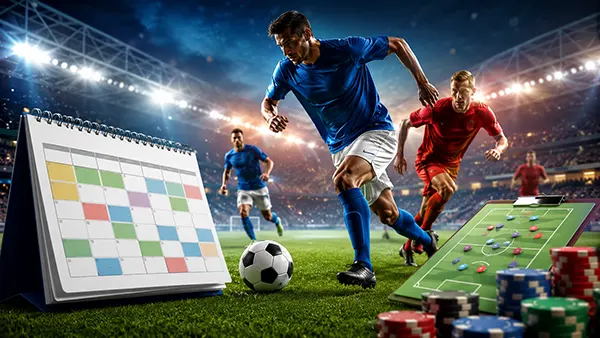 Calendario cargado fútbol